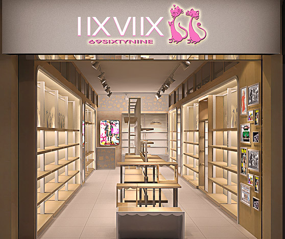 IIXVIIX（69女鞋专卖店设计装修）