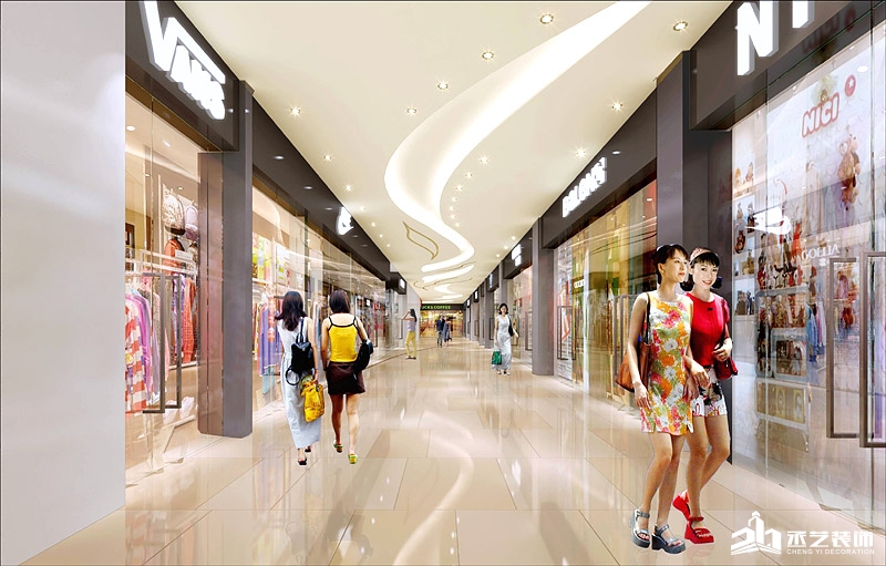 飞晟汇国际风尚商业街设计装修 